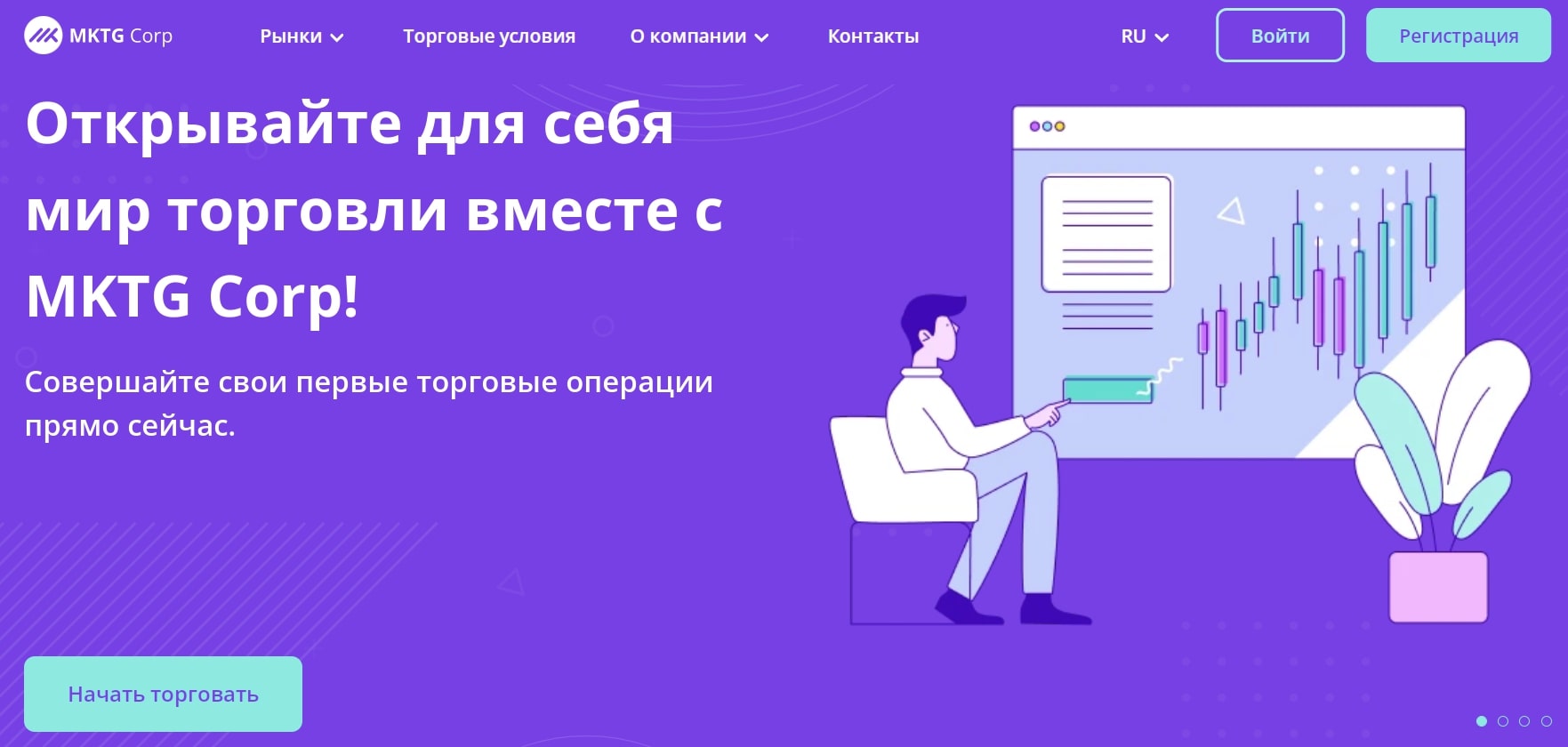 Сайт Mktg Corp