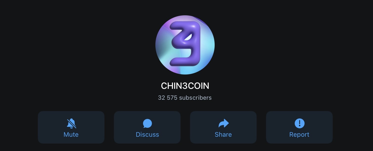 CHIN3COIN Телеграмм