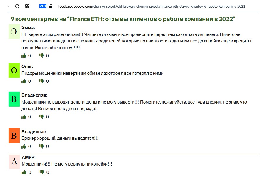 Finance eth отзывы
