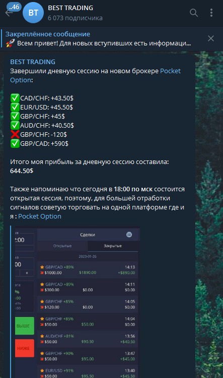 Проект Best Trading сигналы