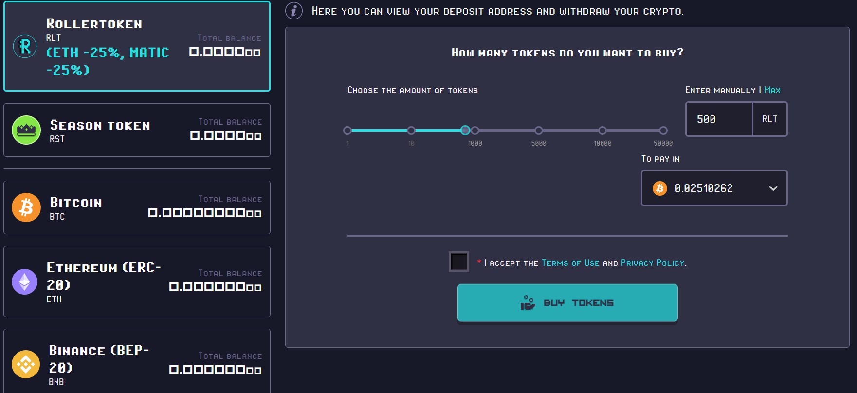 Rollercoin внутриигровая валюта