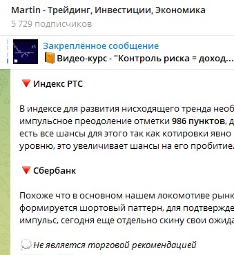 Обзор проекта Мартин Трейдинг Инвестиции Экономика