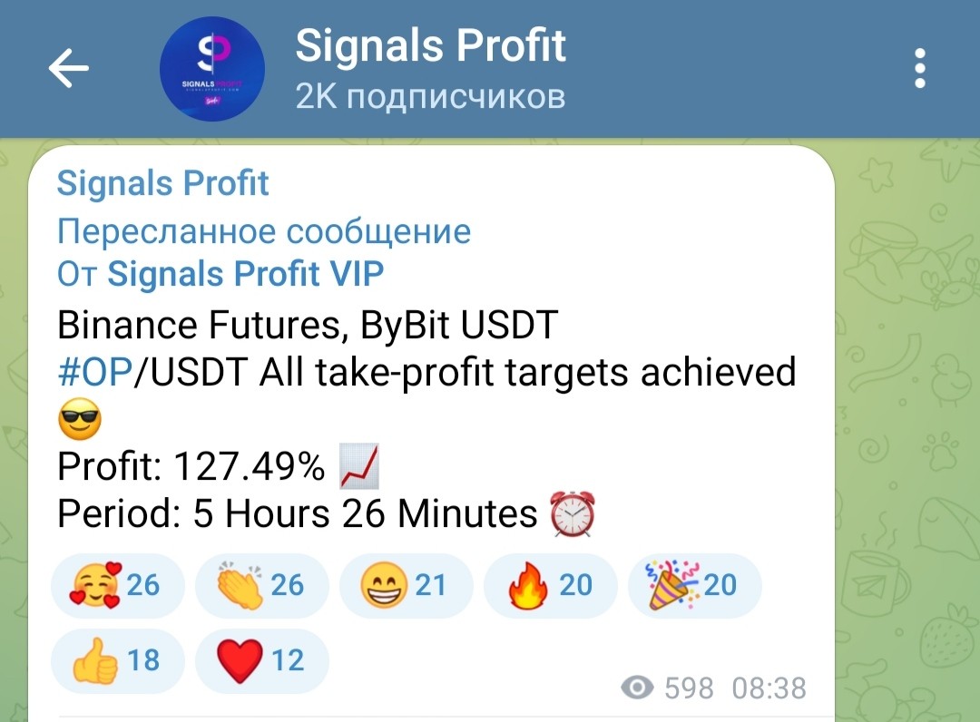 Signalsprofit телеграм бот