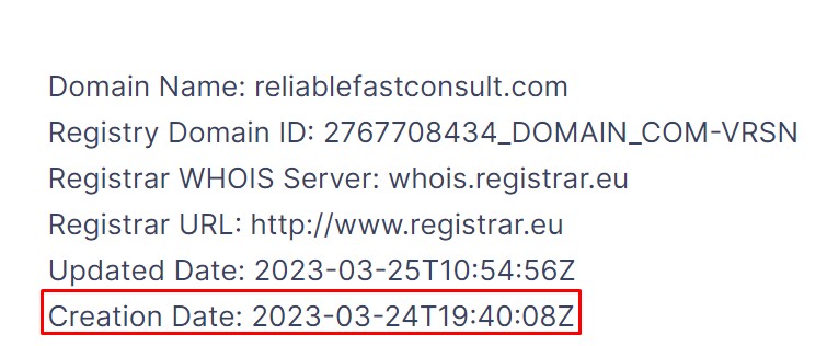 Reliable Fast Consulting сайт домен