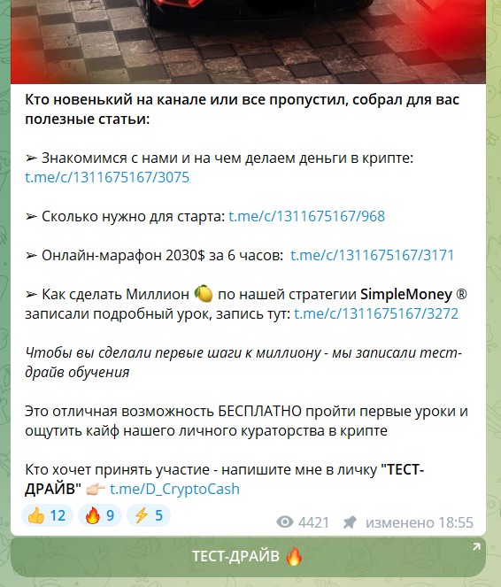 на крипте школа cryptocash телеграм