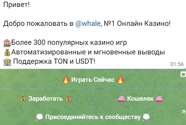 Whale бот телеграм обзор