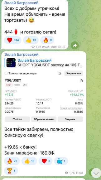 Эллай Багровский телеграм