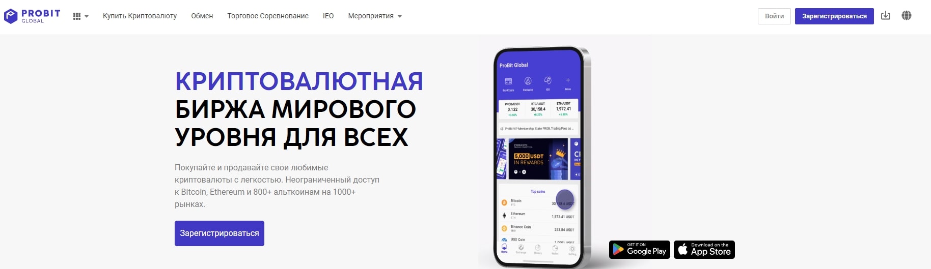 ProbitGlobal Bot сайт