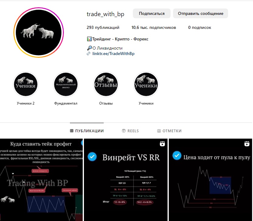 Trading With BP - Инстаграм