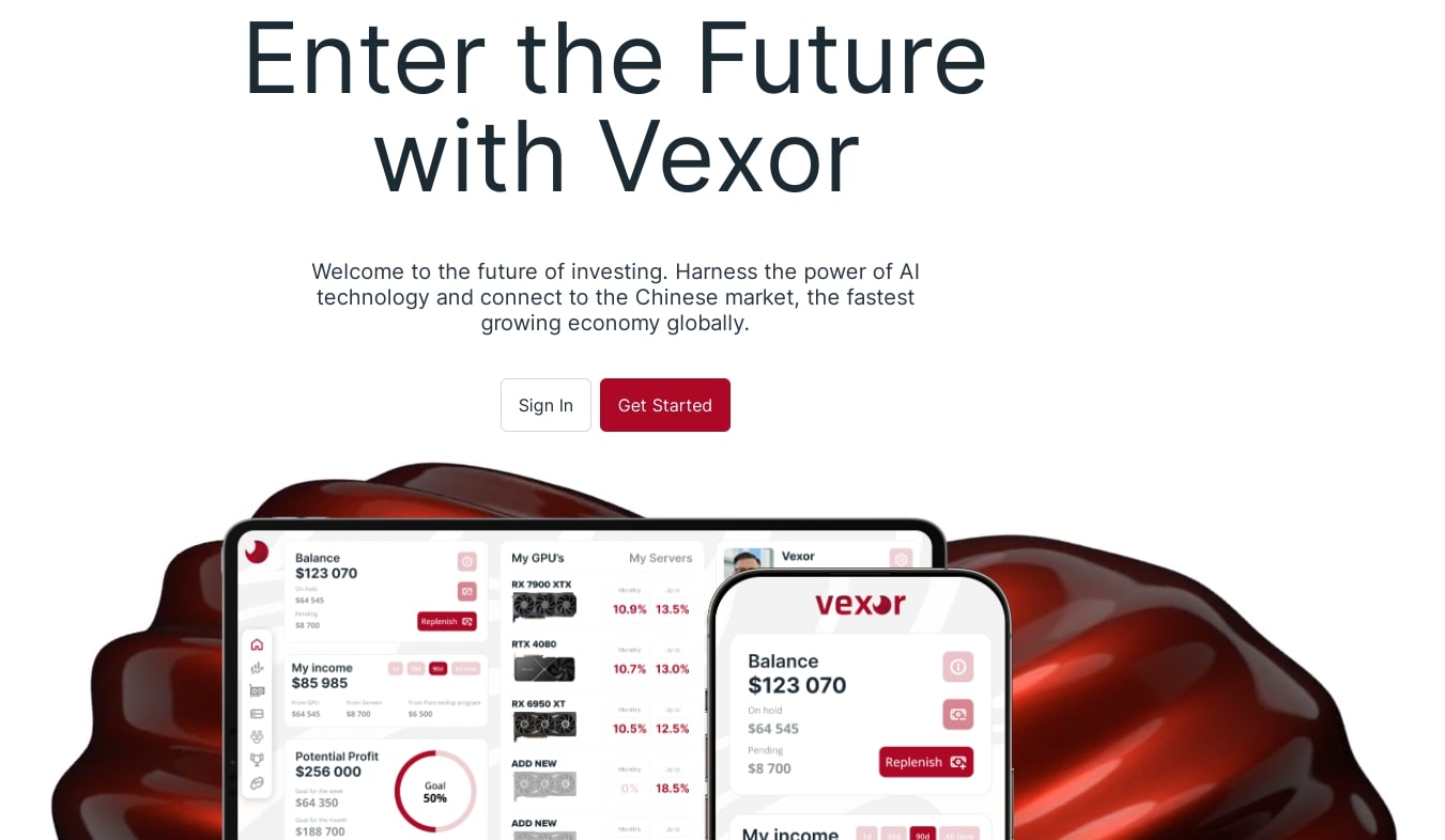 Vexor.ai сайт