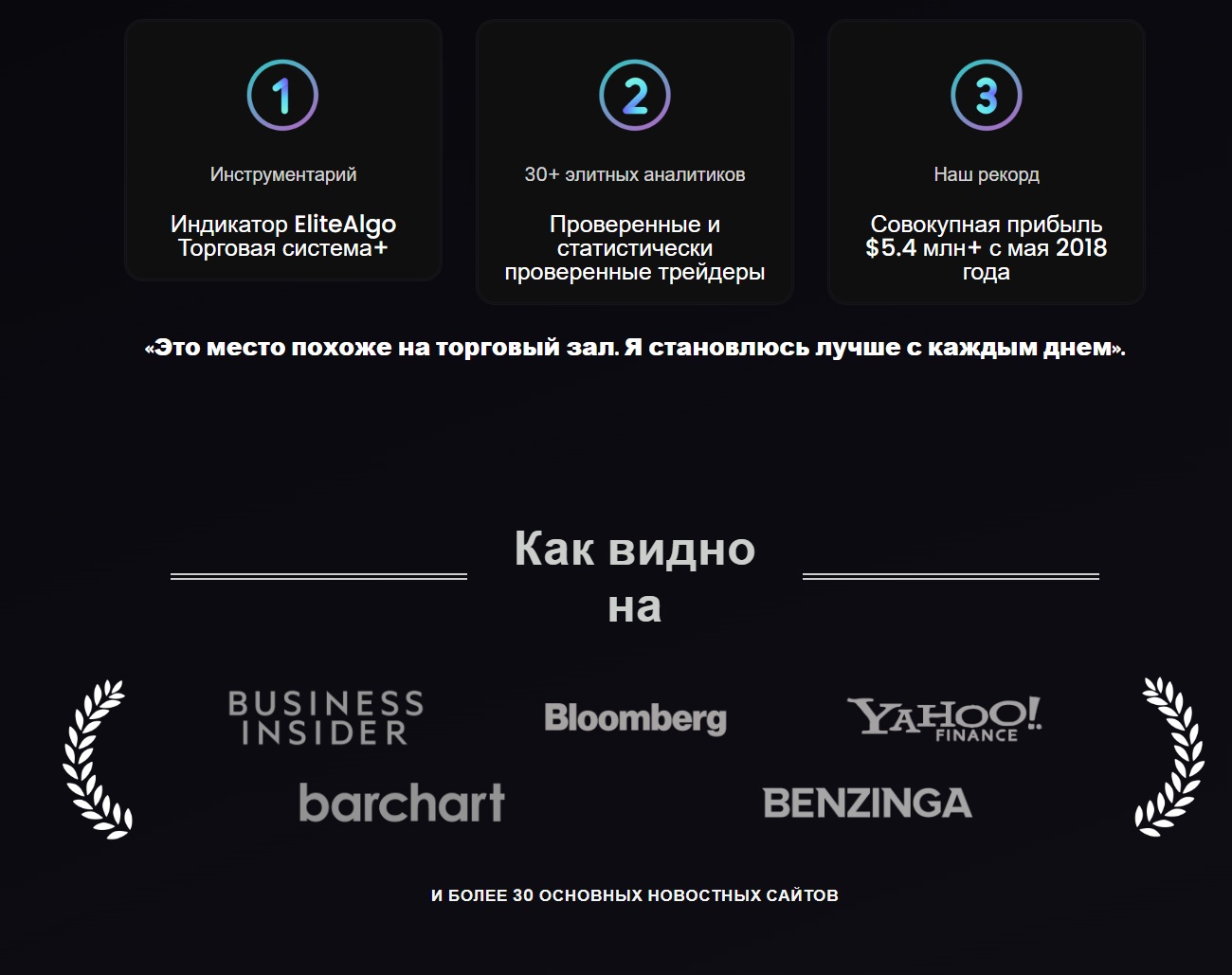 Elite Signals - описание