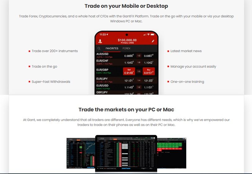 GantFX приложение