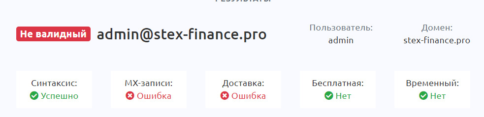 Проверка компании  Stex Finance