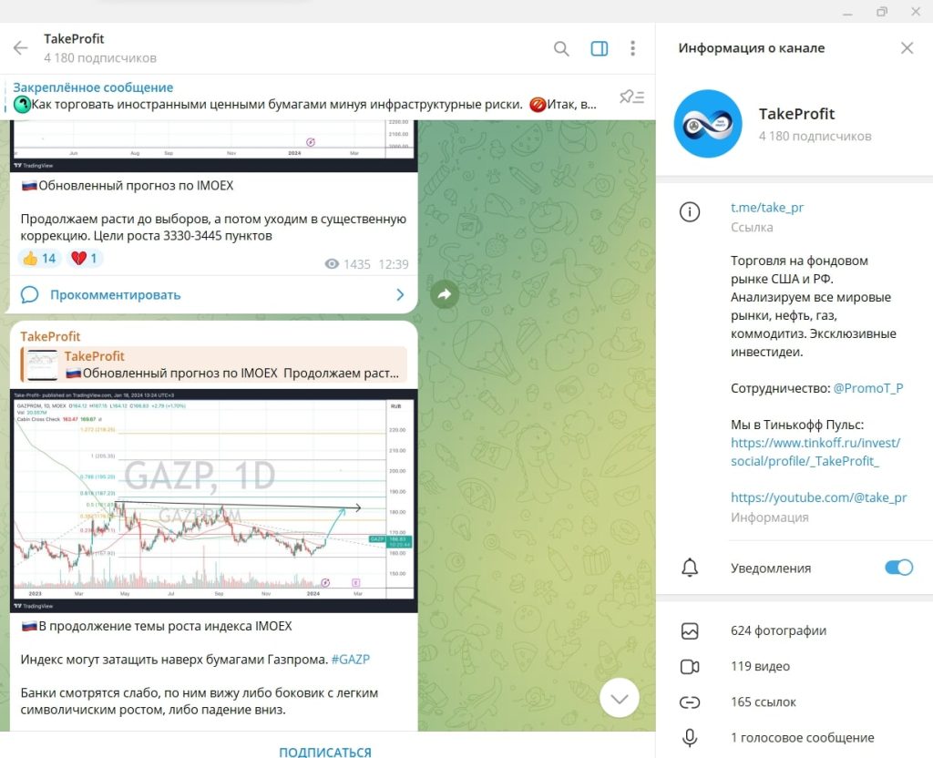 Канал TakeProfit