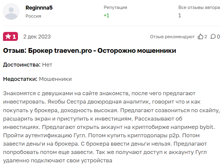 traeven pro отзывы