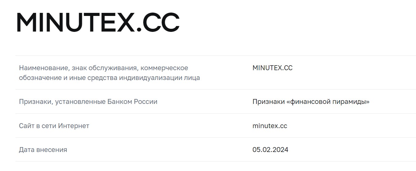 minutex отзывы